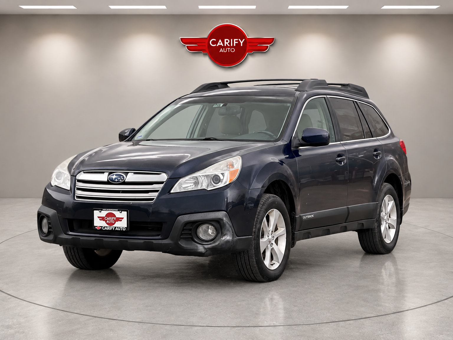 Blue 2014 Subaru Outback Wagon All-Wheel Drive Automatic
