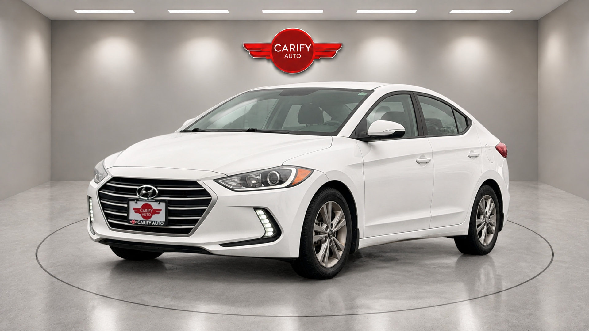 White 2018 Hyundai Elantra Sedan  Automatic